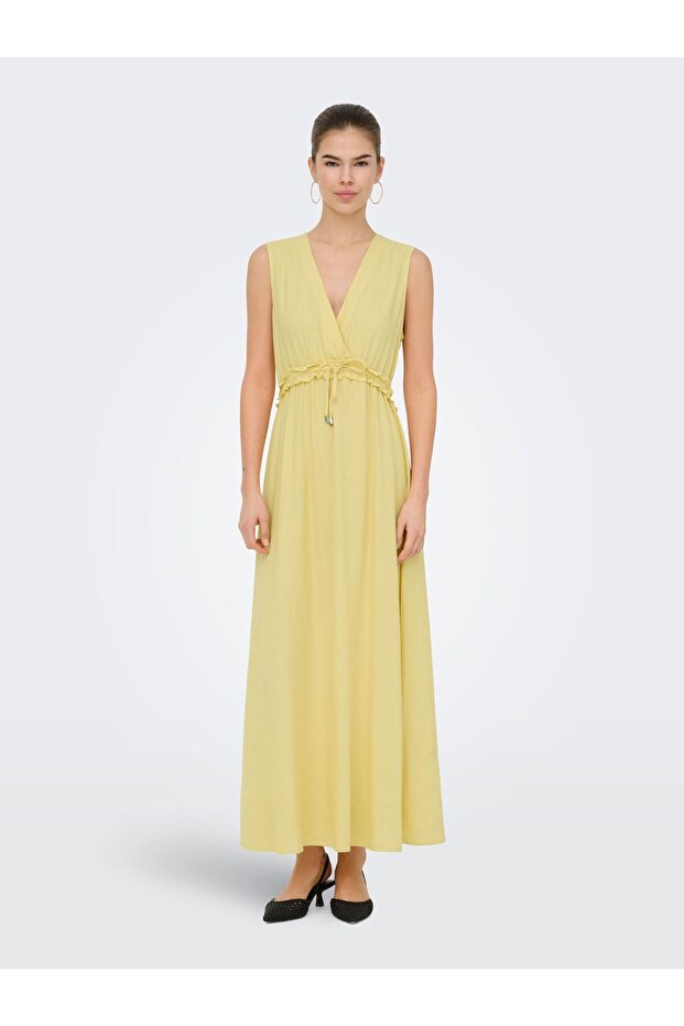 Rochie lungă de in ONLGOA - 5