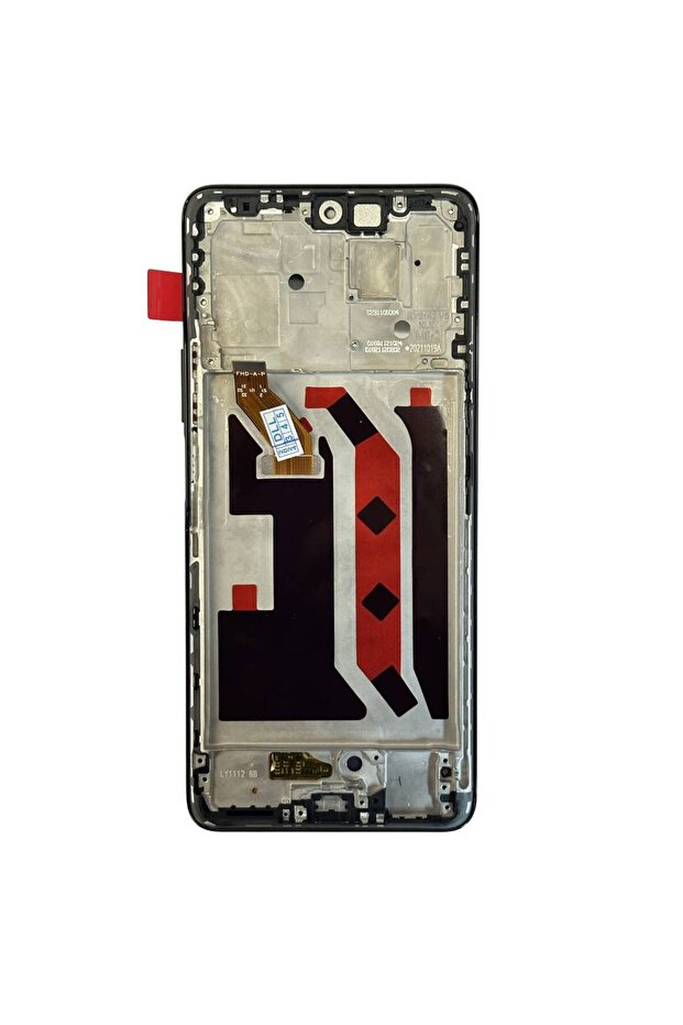 Screen Compatible with Honor Magic 4 Lite - With Silver Frame - 2