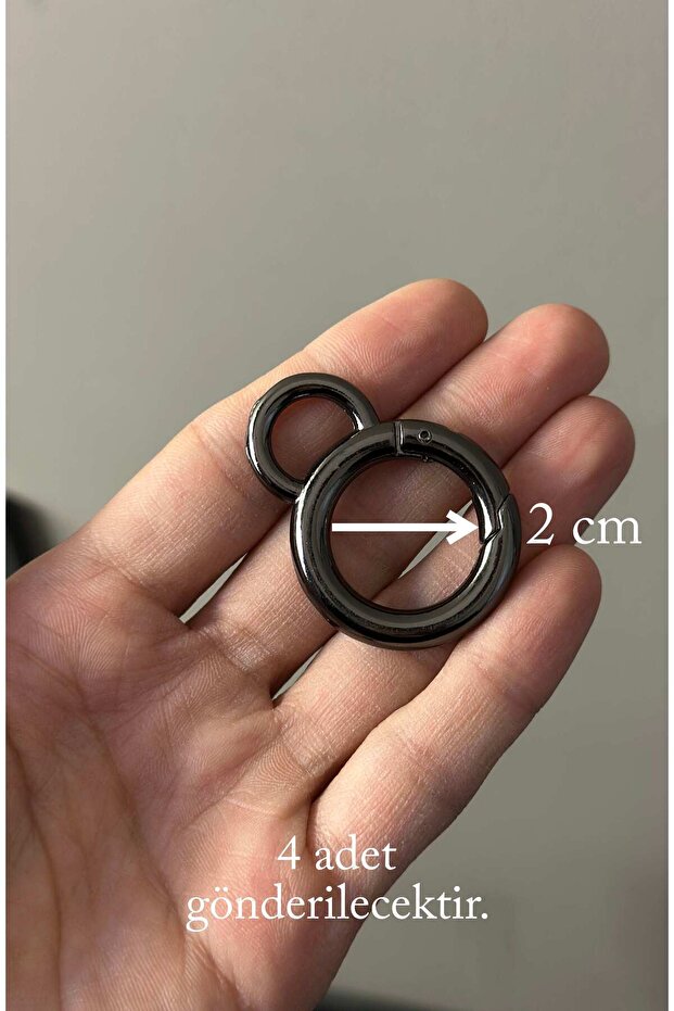 Spring Ring Adjacent Spring Ring Keychain Spring Rings 4Pcs - 1