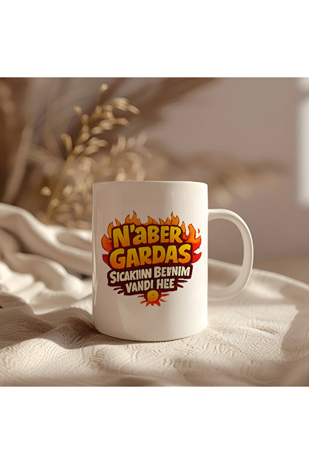 Naber Gardaş Designed Printed Ceramic Mug 330 ml