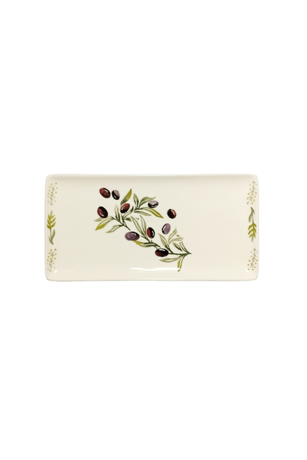 Olivia Printed Rectangular Platter 29cm - 1