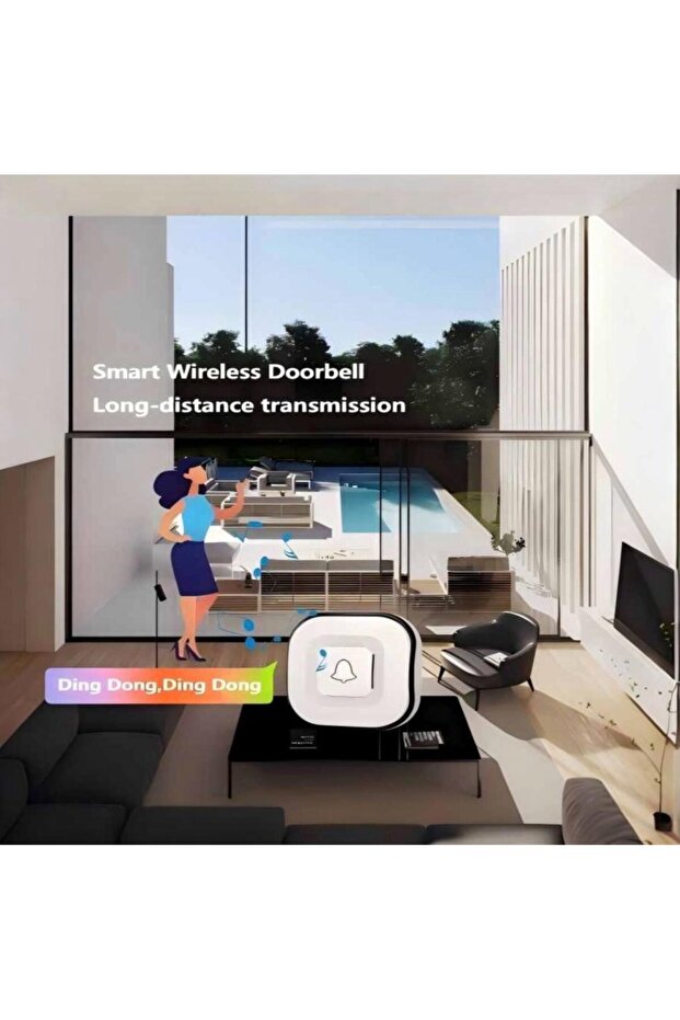 Wireless doorbell with motion sensor - 4