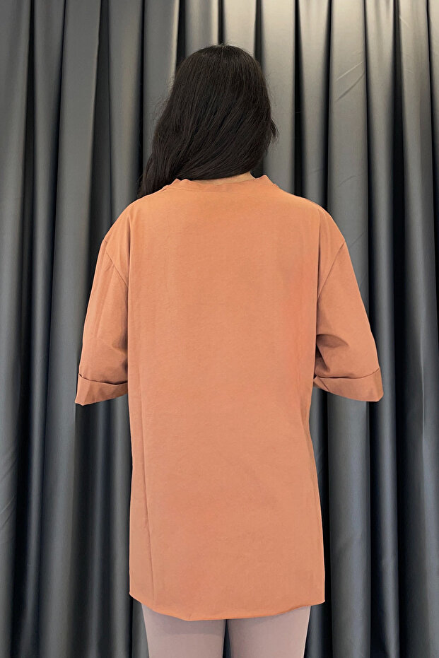 Basic T-Shirt - Camel Camel - 4