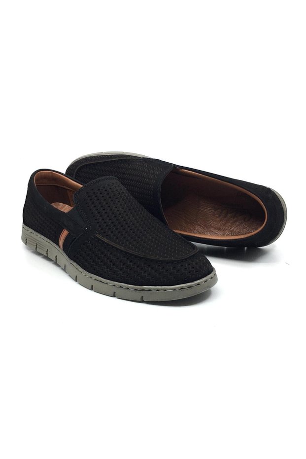 100% Genuine Nubuck Leather Orthopedic Men's Summer Comfortable Daily Sandals Perforated Shoes New Season 40-45