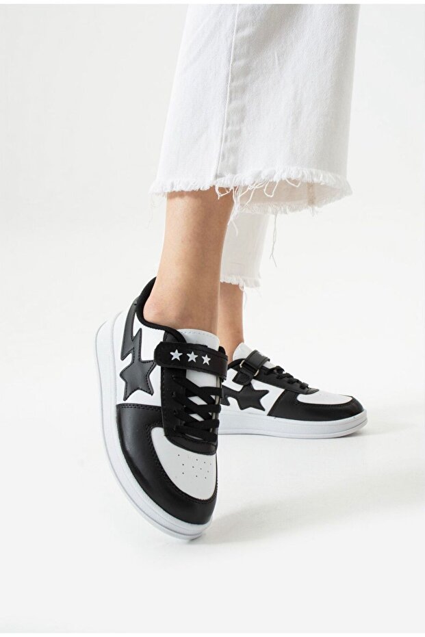 Boys' and Girls' Velcro-Closure Comfortable Casual Sneakers