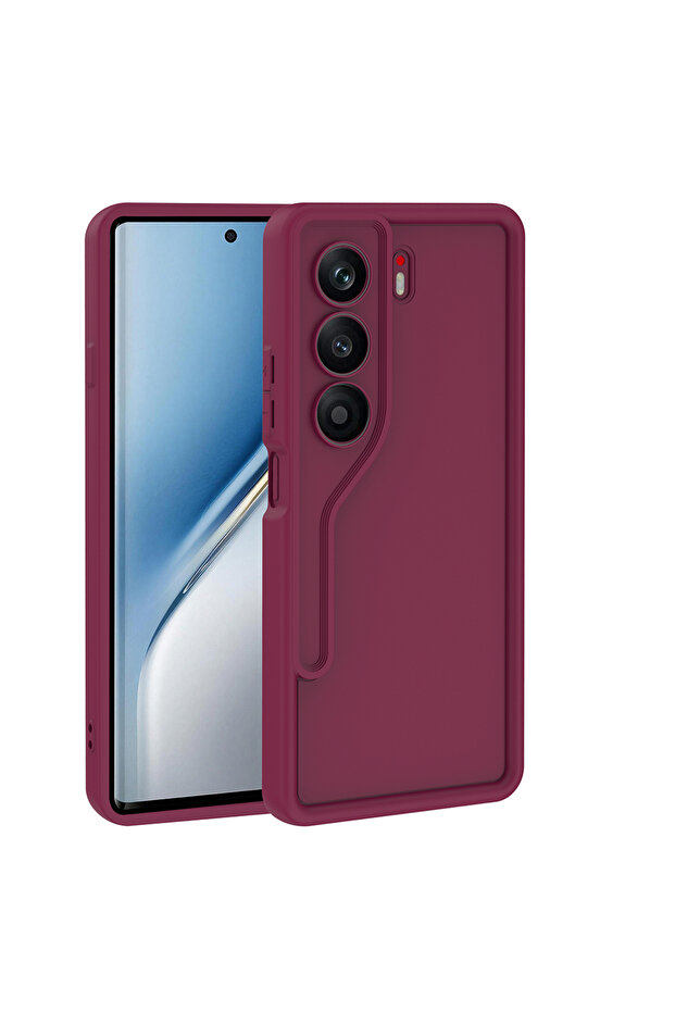 غطاء حماية كاميرا تكنو كامون 40 4G CPPL بتصميم الأناناس - بلون البرقوق - 1