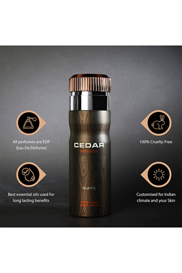 Riiffs Cedar Intense – deodorant pentru bărbați 200 ml - 3