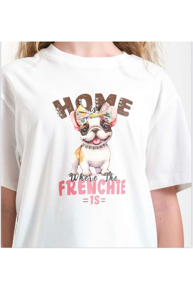 Limi Young Girl Child Stone Detailed Es Stretchy -Shirt