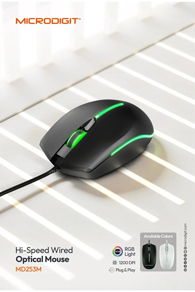 فأرة بأسلاك MD253M - 2