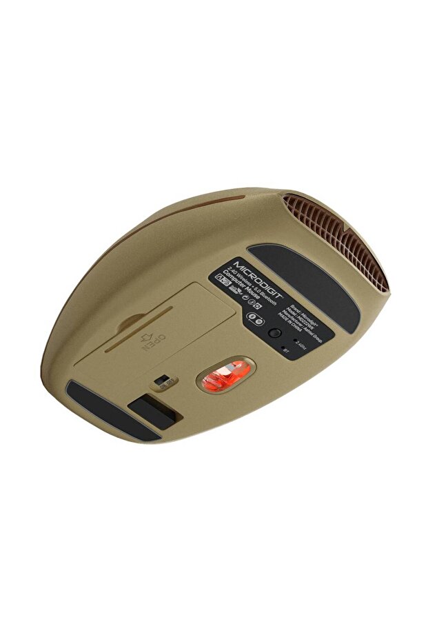 Dual Wireless + Bluetooth Mode Optical Mouse - MD222WM - 3