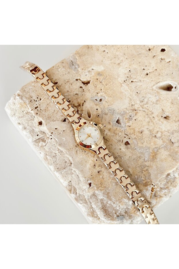 Tiny Gold Saat White - 2