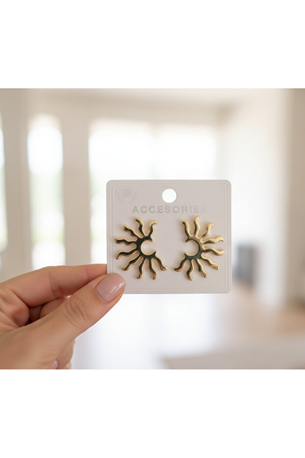 3'lü Minimal Basic Küpe Seti - 4