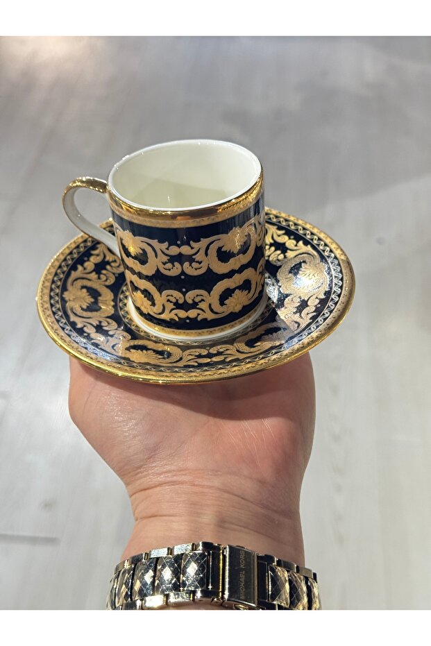 ESTERHOMEDECOR porcelain coffee cup set for 6 people
