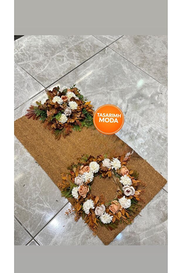 Kapı Önü Paspas ve Çelenk Seti - 2