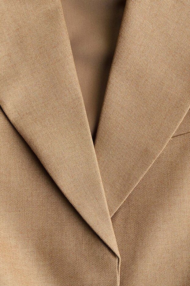 Long twill blazer - 6