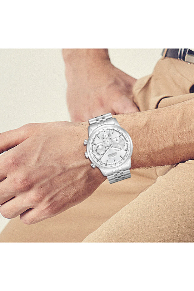 Men's Multi Function Silver Dial Watch - SL.9.2453.2.01 - 7