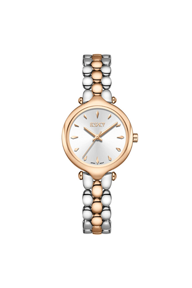 Women's Analog Silver Dial Watch - E25503-GBKS