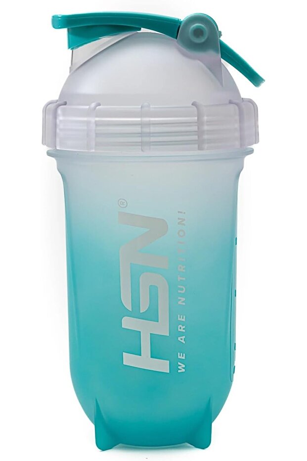 Shaker Rocket We Are Nutrition! BPA Free | 500 ml | Transparent Blue