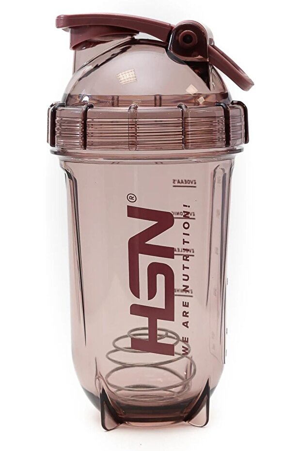 Shaker Rocket We Are Nutrition! BPA Free | 500 ml | Brown | Mixing Cup with Shaker Ball