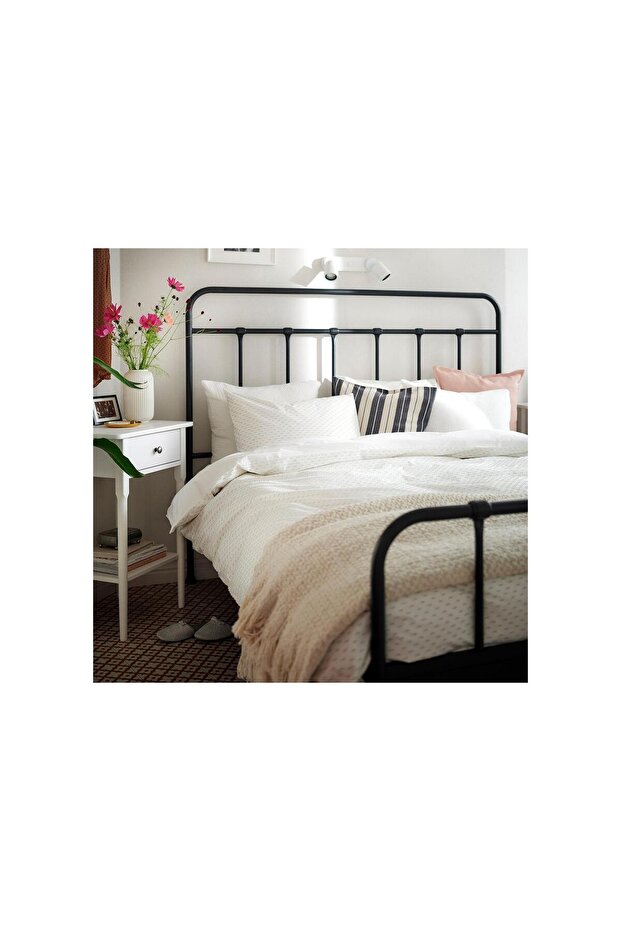 Single Duvet Cover Sets, White-Green, 150X200/50X60 cm
