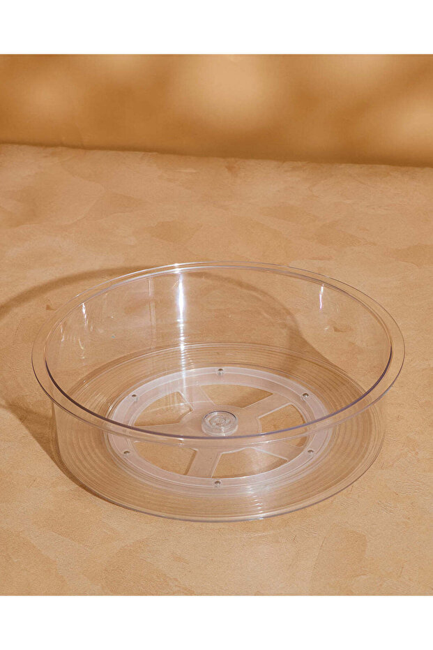 Clear Round Storage Basket - 2