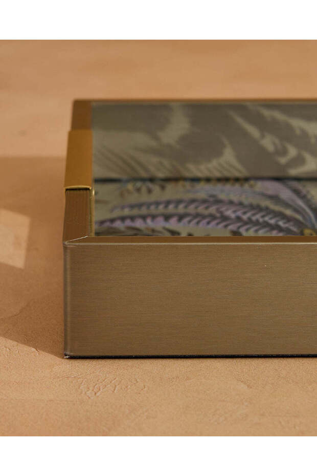 صينية مستطيلة مطبوعة بألوان متعددة (متوسطة) - 4