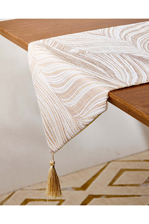 Gold Printed Table Runner - 2