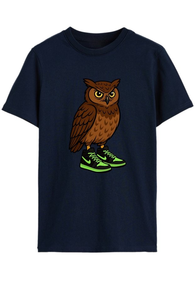 Street Spirit Owl Printed Kids T-Shirt