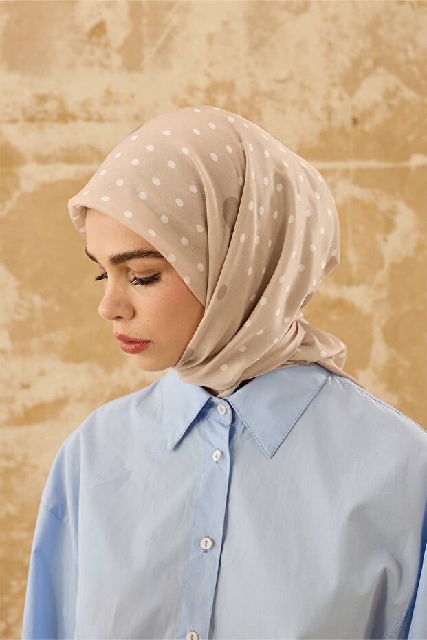 وشاح بنمط النقاط قطن - 3