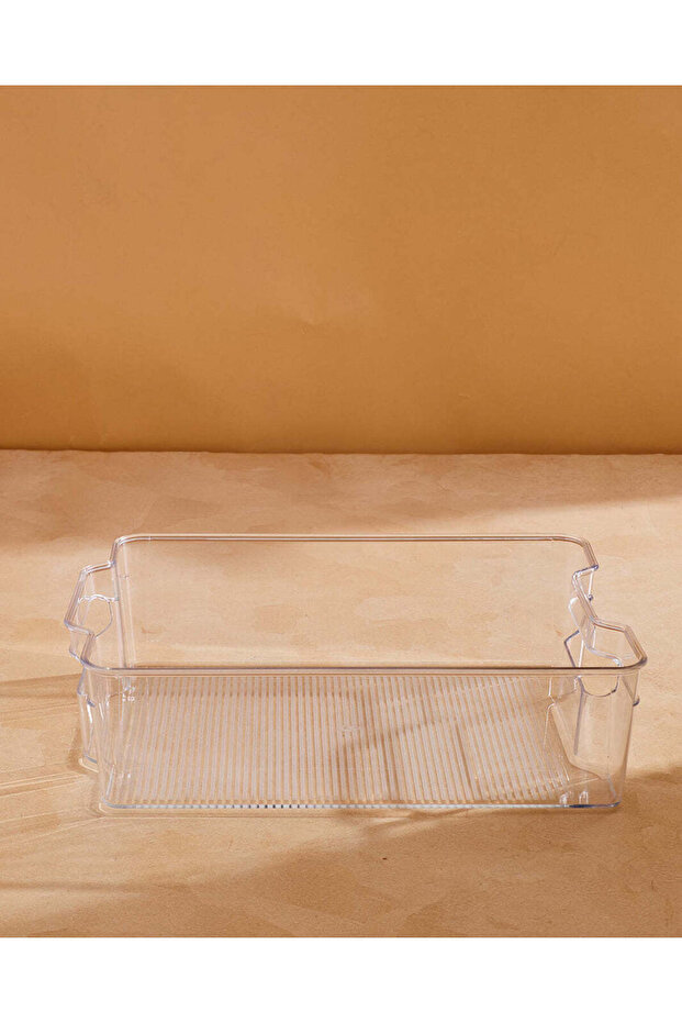 Clear Rectangle Storage Basket - 2