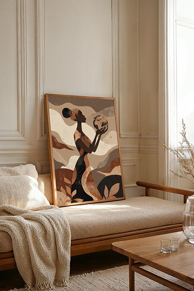 One Piece Wooden Framed Painting Tk3614