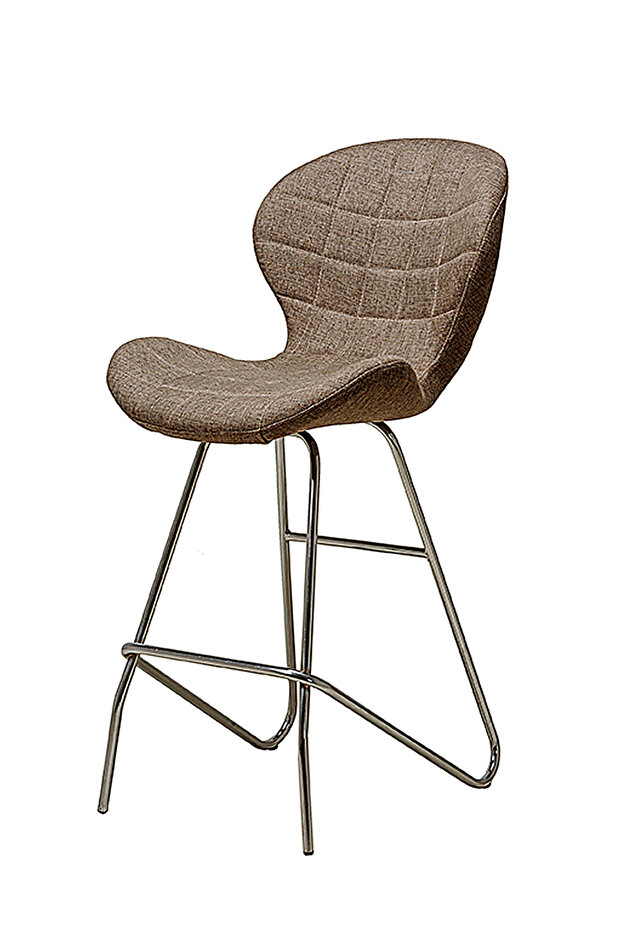 BAR TABURESİ 959 MODEL GRİ KUMAŞ