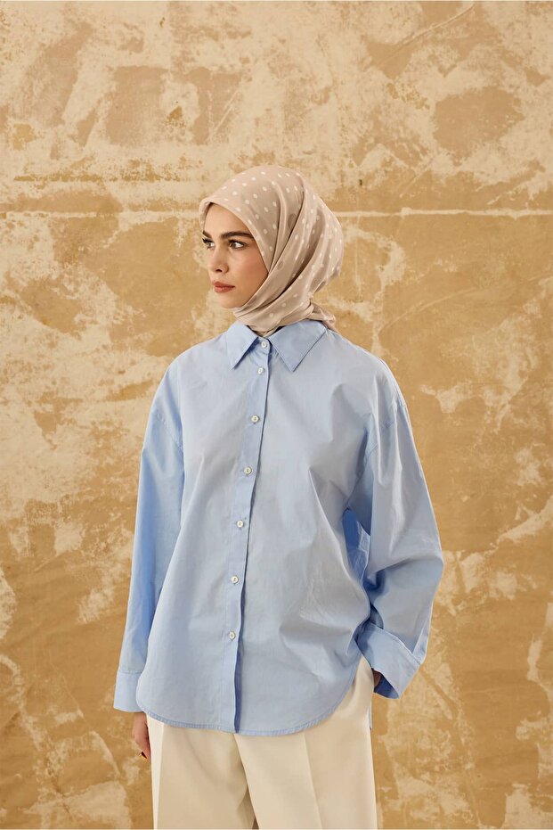 وشاح بنمط النقاط قطن - 1