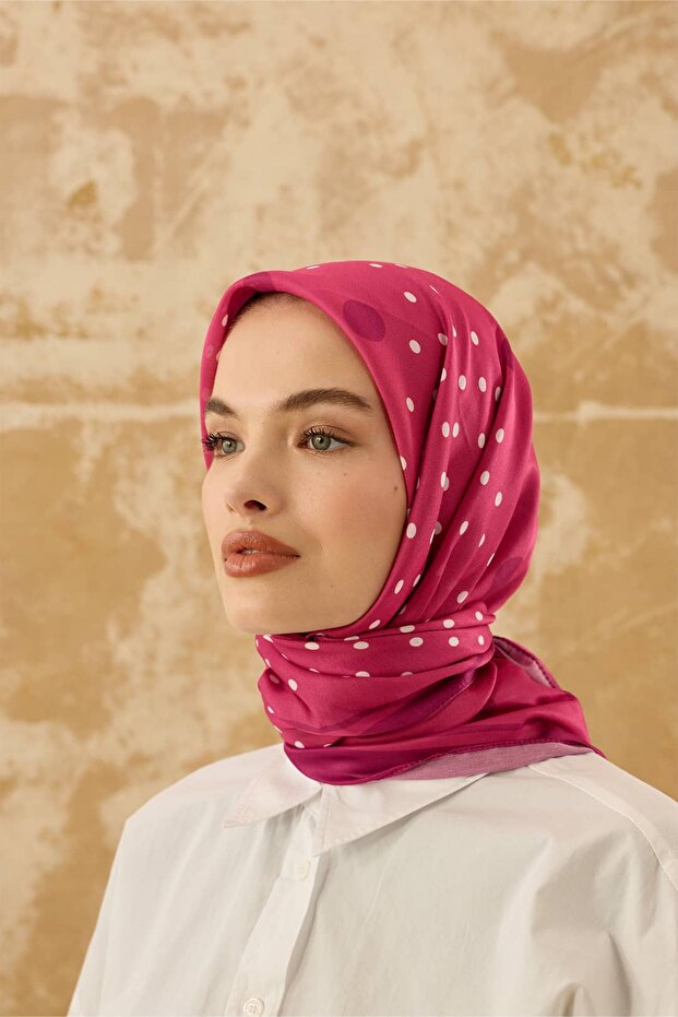 وشاح بنمط النقاط قطن - 3