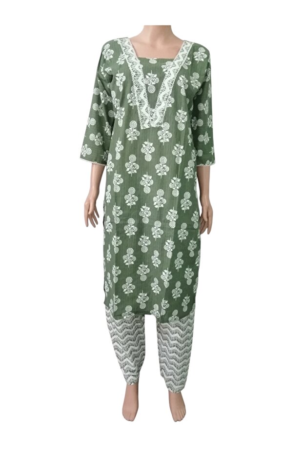 بدلة قطنية مكونة من 3 قطع - 2