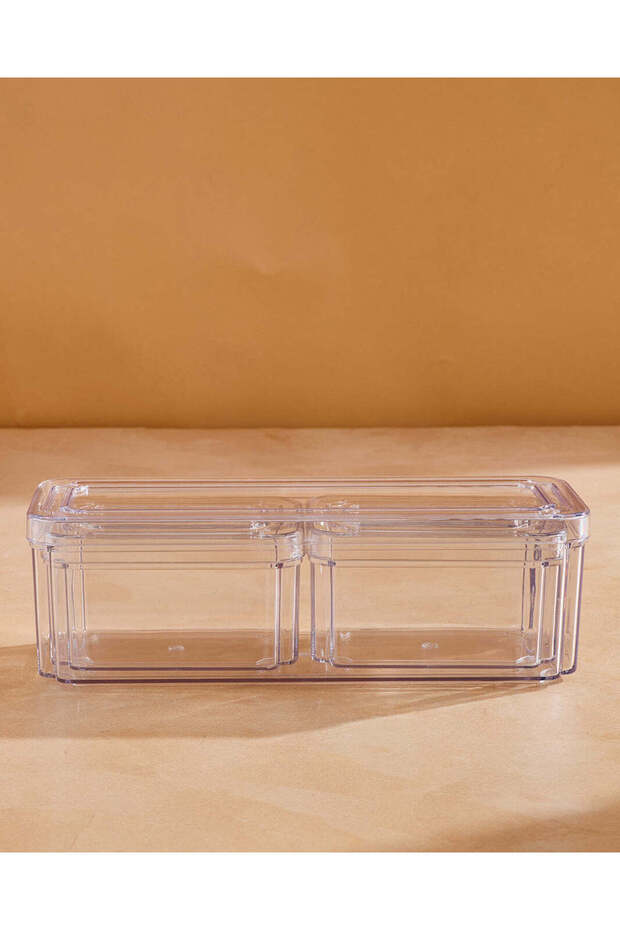 Clear Rectangle Storage Basket - 2