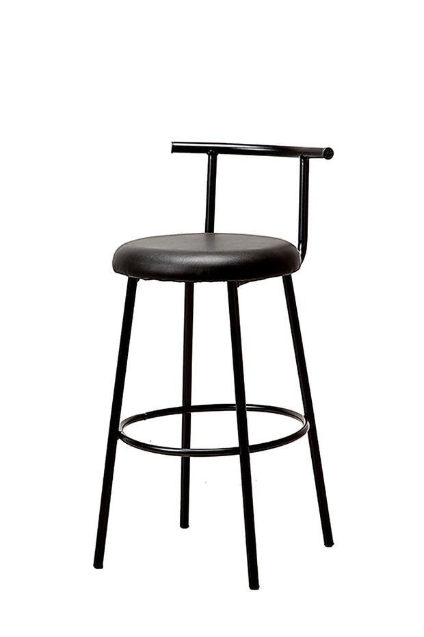 BAR TABURESİ 978 MODEL SİYAH DERİ