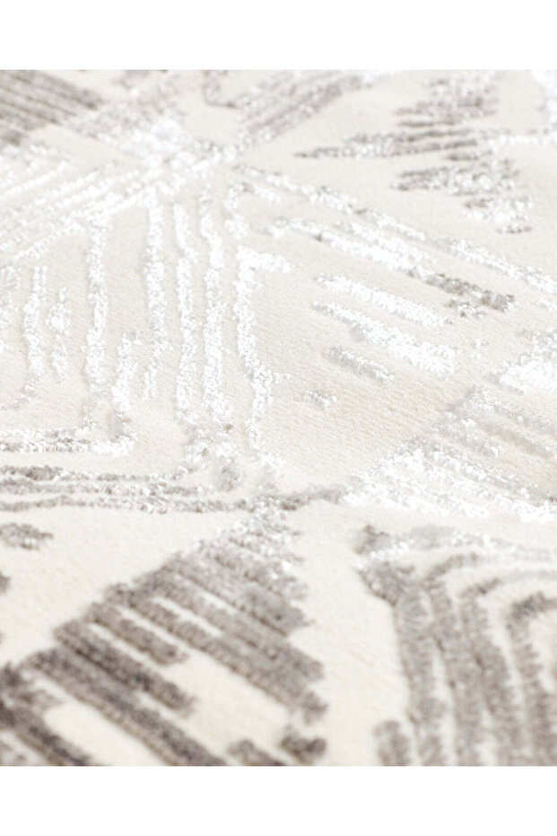 مفرش طاولة طويل من الساتان منقوش بنقوش، 100 × 200 سم - 3