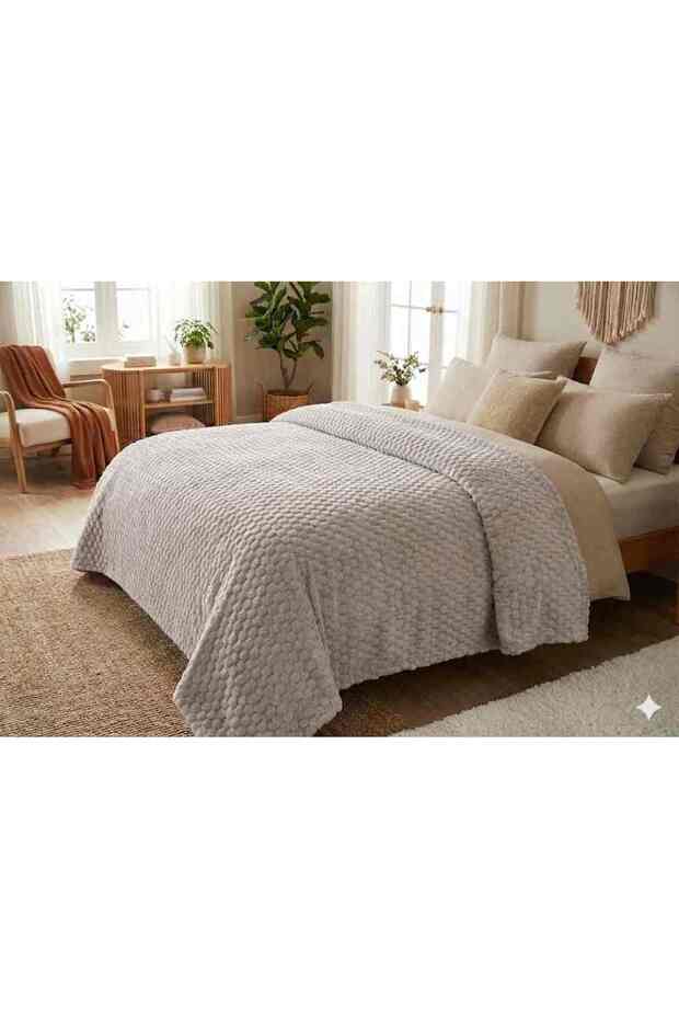 Bedspread Polo Double Gray - 1