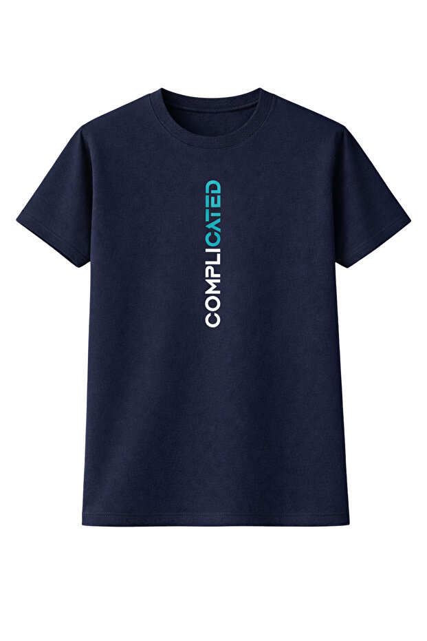 Complicated Printed Oversized Unisex T-Shirt 100% Cotton Summer Street Style Unisex T-Shirt