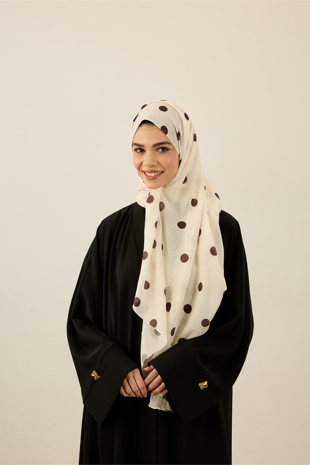 شال لينا بنمط البولكا دوت - 2