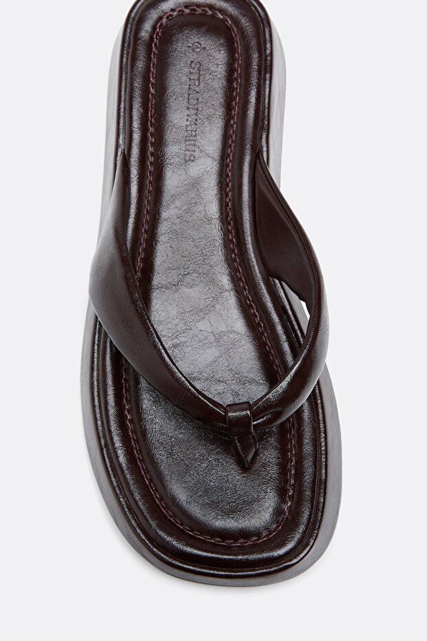 Platform parmak arası sandalet - 4