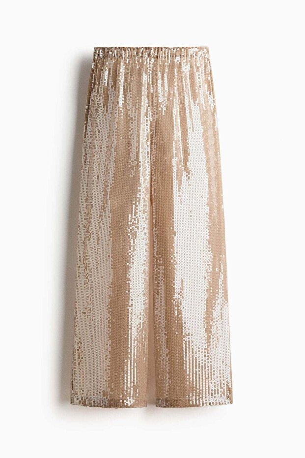 بنطلون مزين بالترتر - 5