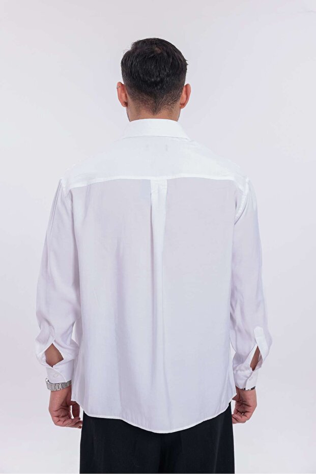 Oversize Modal Gömlek - 2