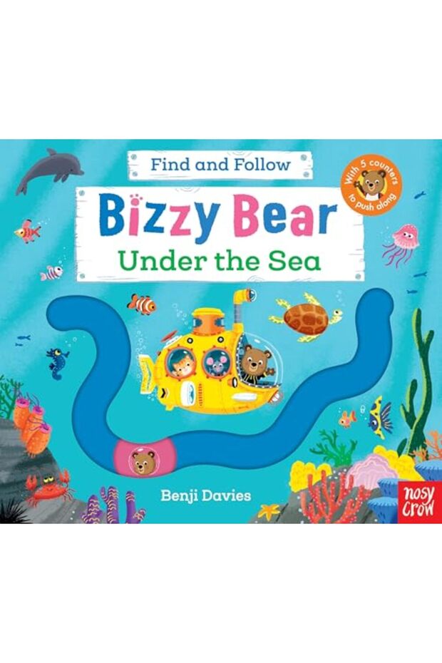 Bizzy Bear Find and Follow: Under the Sea: with 4 sliding counters