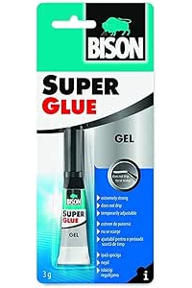 Thick Non-Drip Structural Repair Instant Super Glue Gel (3g)