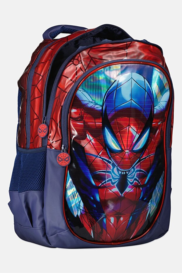 Kids Boy Spiderman Backpack, Multicolor - 2