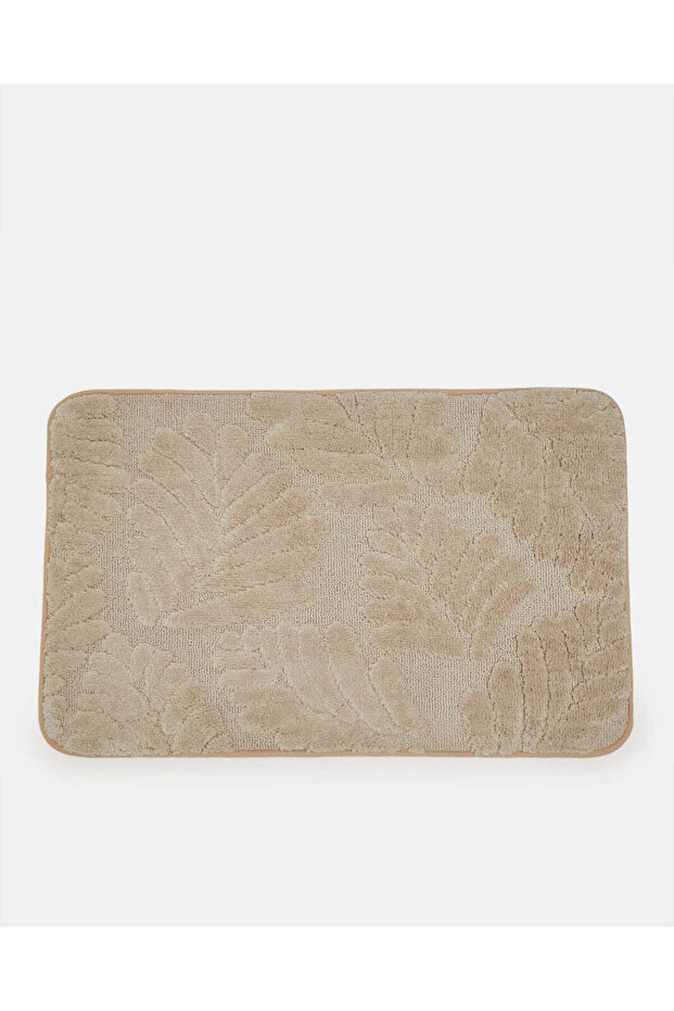 سجادة حمام من إسفنج الذاكرة باللون البيج - 2