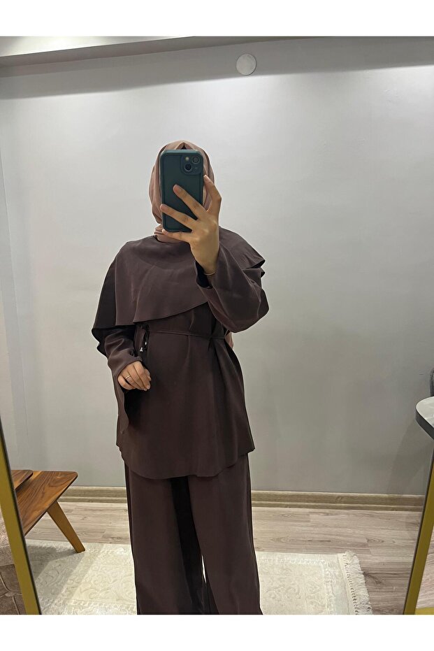 Önü şallı model ikili - 2