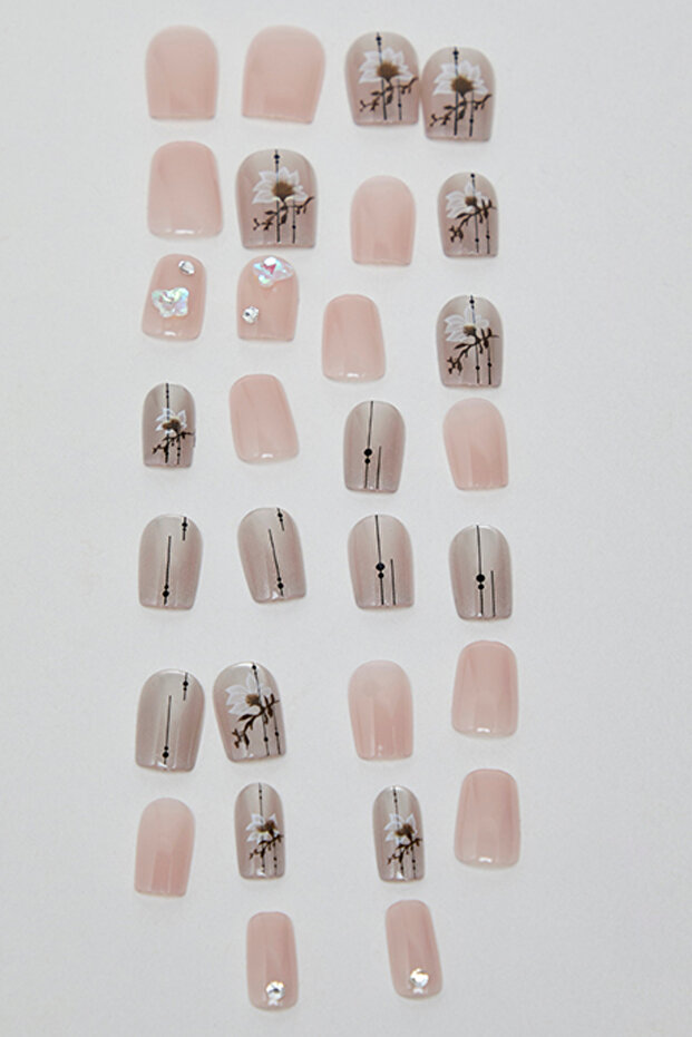 Women's Beige Wearable Manicure